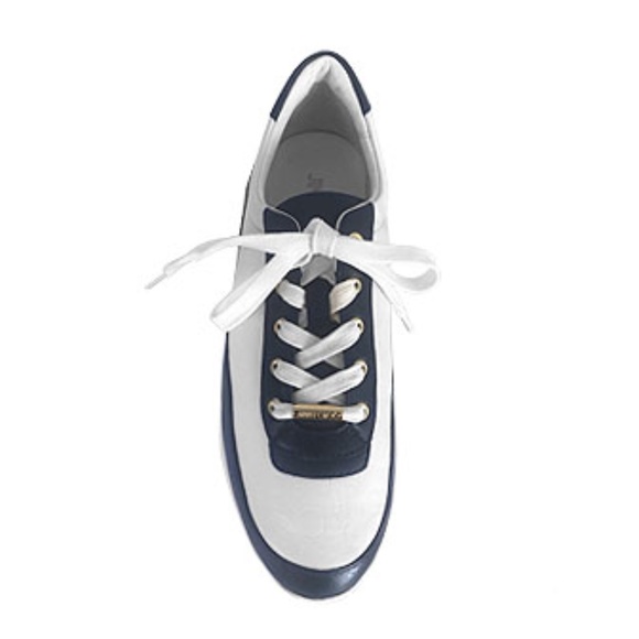 Jimmy Choo Monza Olel 028 Navy Mix Sneakers - Picture 6 of 8